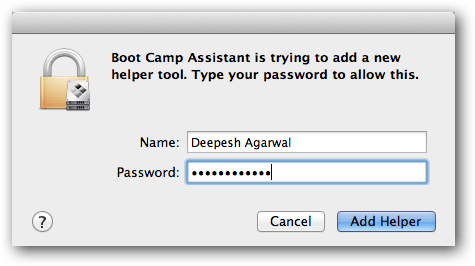 get a splash screen for osx and windows using bootcamp